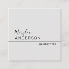 Tarjeta De Visita Cuadrada Profesional - UNISEX