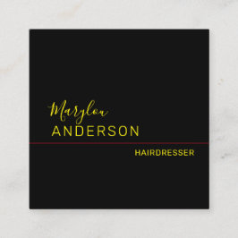 Tarjeta De Visita Cuadrada Profesional - UNISEX