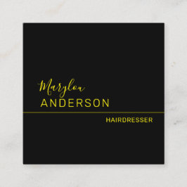 Tarjeta De Visita Cuadrada Profesional - UNISEX