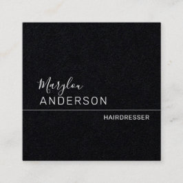 Tarjeta De Visita Cuadrada Profesional - UNISEX Premium