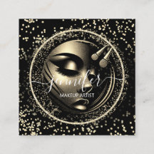 Purpurina Boutique Frame Makeup Artists Logo Negro