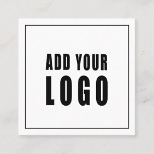 Tarjeta De Visita Cuadrada Purpurina holográfico elegante de clase empresaria