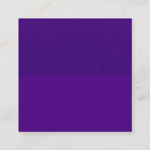 Tarjeta De Visita Cuadrada Purpurina-Top Royal Purple Square Card - Personali