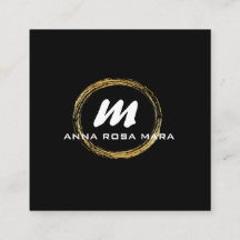 *~* QR Black Gold Dramatic Elegant AP65