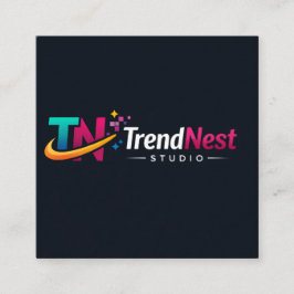 Tarjeta De Visita Cuadrada QR code Business Card 