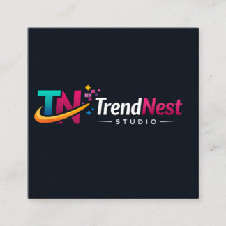 Tarjeta De Visita Cuadrada QR code Business Card 