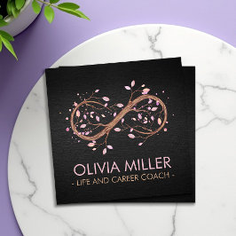 Tarjeta De Visita Cuadrada Rama de árbol infinito - pasteles