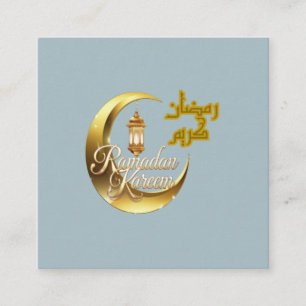 Tarjeta De Visita Cuadrada Ramadan Kareem