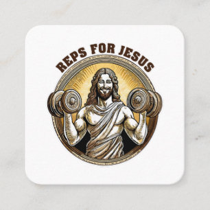 Tarjeta De Visita Cuadrada Representantes para Jesús