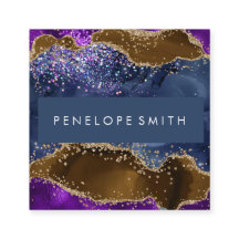 Resumen de agio morado azul marrón