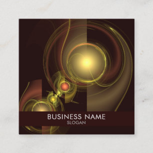 Tarjeta De Visita Cuadrada Resumen de conexión íntima Profesional de arte