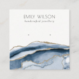 Tarjeta De Visita Cuadrada Resumen de la pantalla de anclaje de los pilotos d