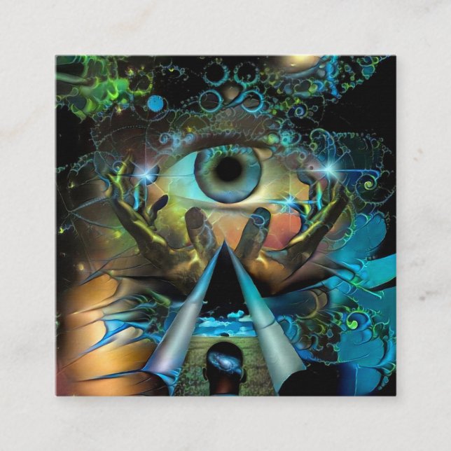 Tarjeta De Visita Cuadrada Revelación (Anverso)