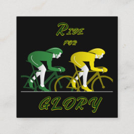 Tarjeta De Visita Cuadrada Ride For Glory