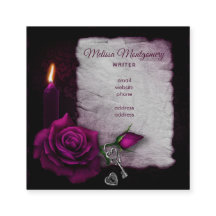 Rosa gótico, Vela y canasta