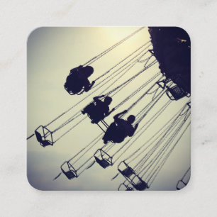 Tarjeta De Visita Cuadrada Rotonda de Swing