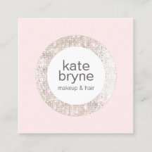 Salón de belleza moderno con secuencia rosa claro