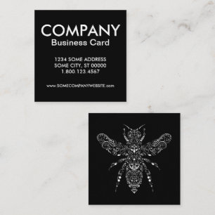 Tarjeta De Visita Cuadrada salvar a las abejas