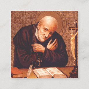 Tarjeta De Visita Cuadrada San Alfonso Liguori