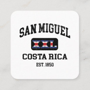 Tarjeta De Visita Cuadrada San Miguel, Costa Rica - XXL Athletic