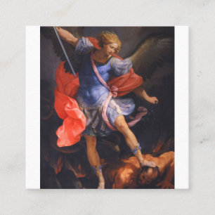 Tarjeta De Visita Cuadrada San Miguel El Arcángel