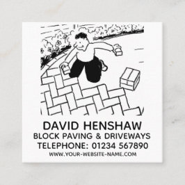 Tarjeta De Visita Cuadrada Servicios de almacenamiento en bloques y transmisi