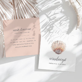 Tarjeta De Visita Cuadrada Shell de sondeo