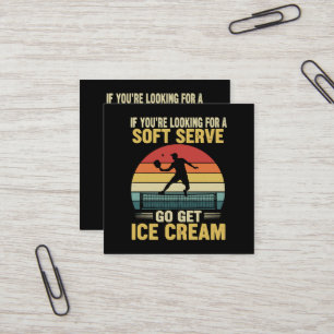 Tarjeta De Visita Cuadrada Si estás buscando un pickleball de servicio suave