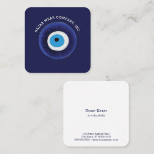 Tarjeta De Visita Cuadrada Símbolo de protección contra el ojo maligno Nazar