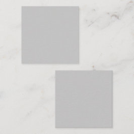 Tarjeta De Visita Cuadrada Soft Pale Gray Geometric