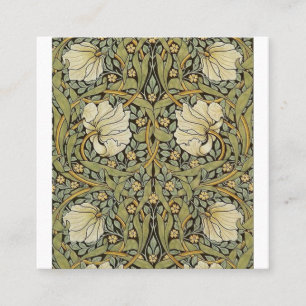 Tarjeta De Visita Cuadrada Sr. William Morris