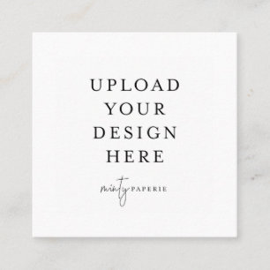 Tarjeta De Visita Cuadrada Tarjeta cuadrada de 2,5" x 2,5"