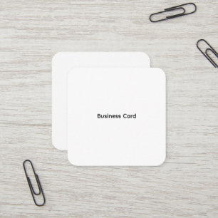 Tarjeta De Visita Cuadrada Tarjeta cuadrada personalizada profesional