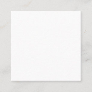 Tarjeta De Visita Cuadrada Tarjeta de presentación cuadrada personalizada DIY
