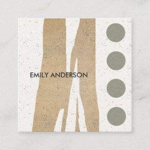 TARJETA DE VISITA CUADRADA TEXTURA GEOMÉTRICA ARTÍSTICA MODERNA ABSTRACTA