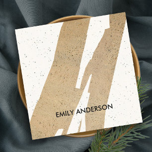 TARJETA DE VISITA CUADRADA TEXTURA GEOMÉTRICA ARTÍSTICA MODERNA ABSTRACTA