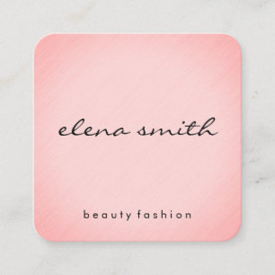 Tarjeta De Visita Cuadrada Textura Minimalista