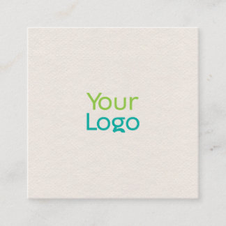 Tarjeta De Visita Cuadrada Tienda de Hotdog Mínima