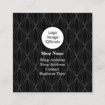 Tienda moderna de geometría negra