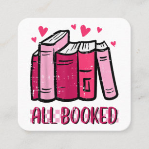 Tarjeta De Visita Cuadrada Todos los libros divertidos y divertidos leen libr