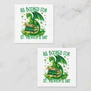 Tarjeta De Visita Cuadrada Todos reservados para el día de San Patricio