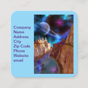 Tarjeta De Visita Cuadrada Transcendente