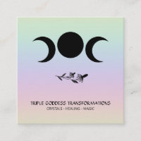 *~* Triple diosa Luna Magia Boho Arcoiris