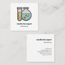 Tubo de prueba de química y vaso de precipitado