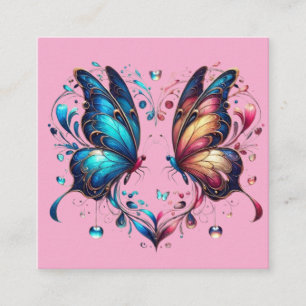 Tarjeta De Visita Cuadrada Un regalo de día de San Valentín lindo