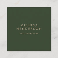 Verde moderno profesional minimalista
