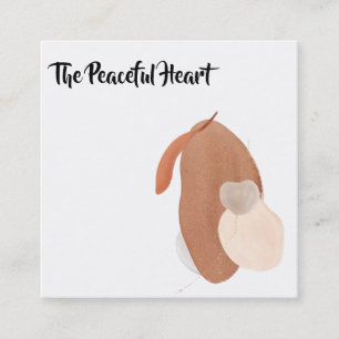 Tarjeta De Visita Cuadrada *~* Wabi Sabi Resumen Tinta Mínima AR27 QR Simple 