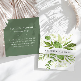 Tarjeta De Visita Cuadrada Wild Meadow | Botánico