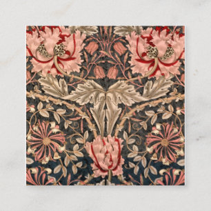 Tarjeta De Visita Cuadrada William Morris Honeysucle