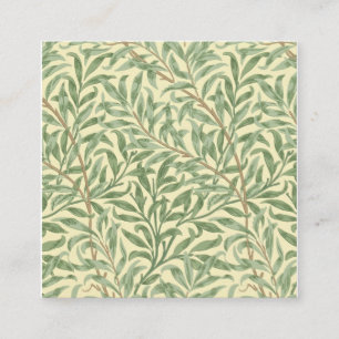 Tarjeta De Visita Cuadrada William Morris Willow Bough